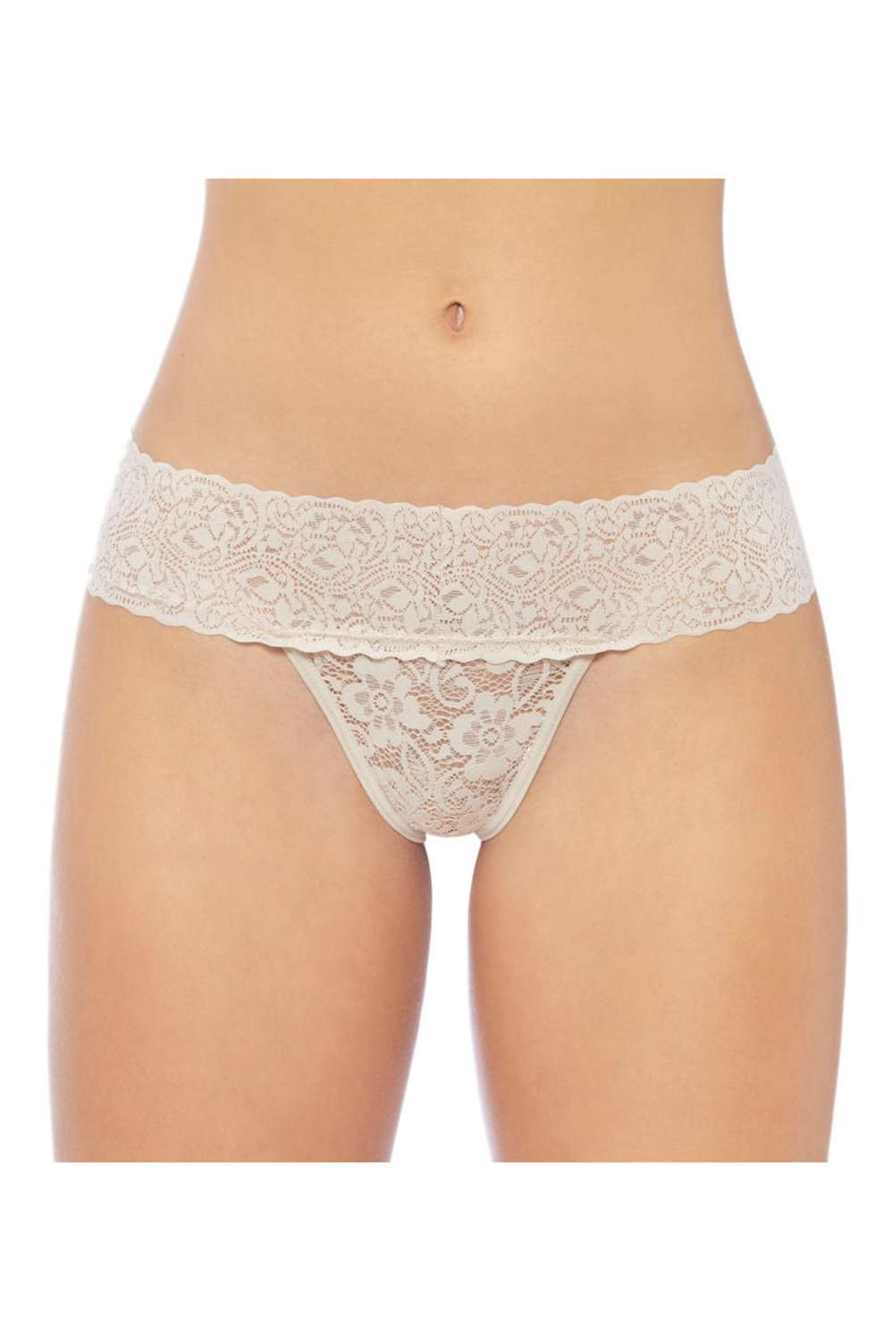 PANTY BRASILERA MUJER PRETINA ANCHA ENCAJE