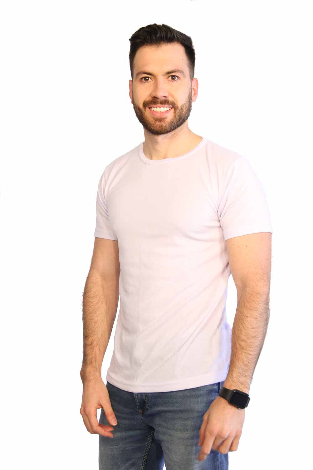 CAMISETA HOMBRE BÁSICA CUELLO REDONDO