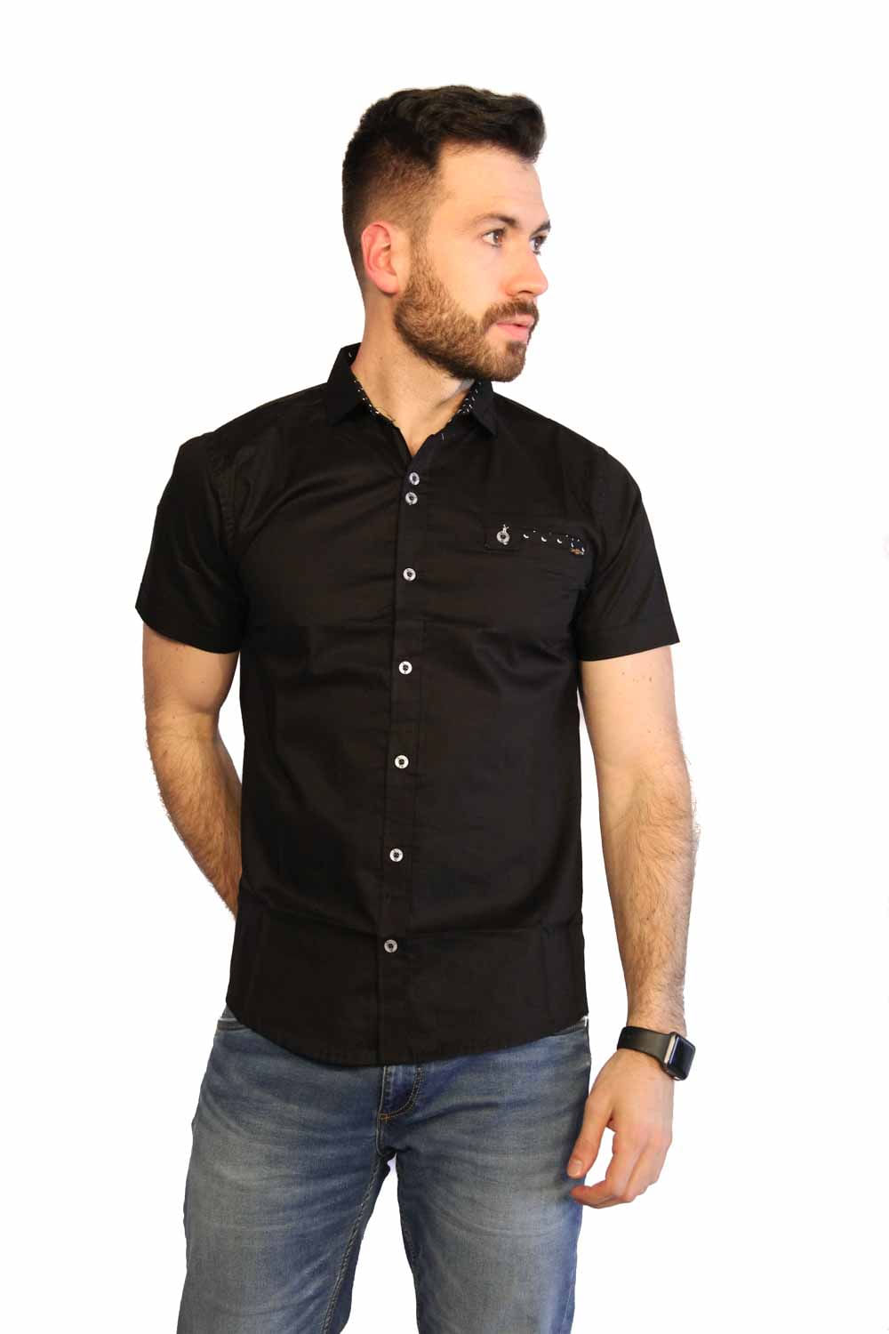 CAMISA MANGA CORTA UNICOLOR