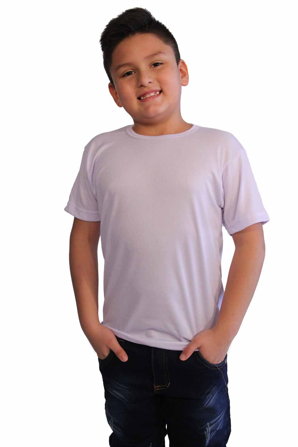 CAMISETA NIÑO COLEGIAL CUELLO REDONDO