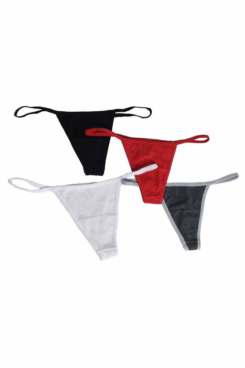 PANTY MUJER X 4 PANTY HILO