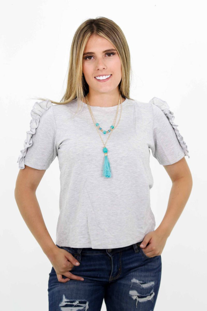 BLUSA-MANGA-CORTA-BOLEROS-A-LOS-LADOS--INCLUYE-COLLAR-