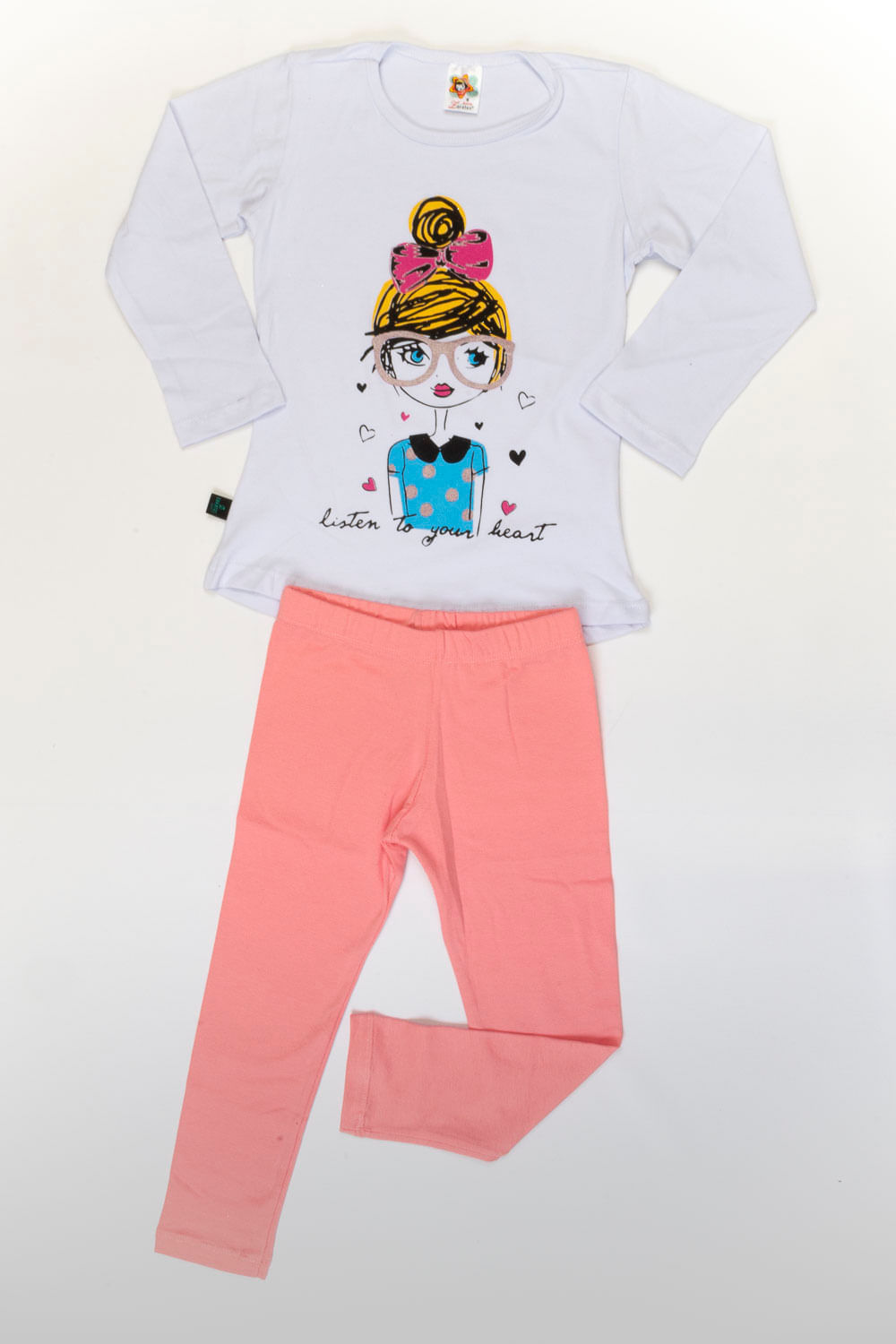 CONJUNTO NIÑA LEGGINS Y BLUSA MANGA LARGA