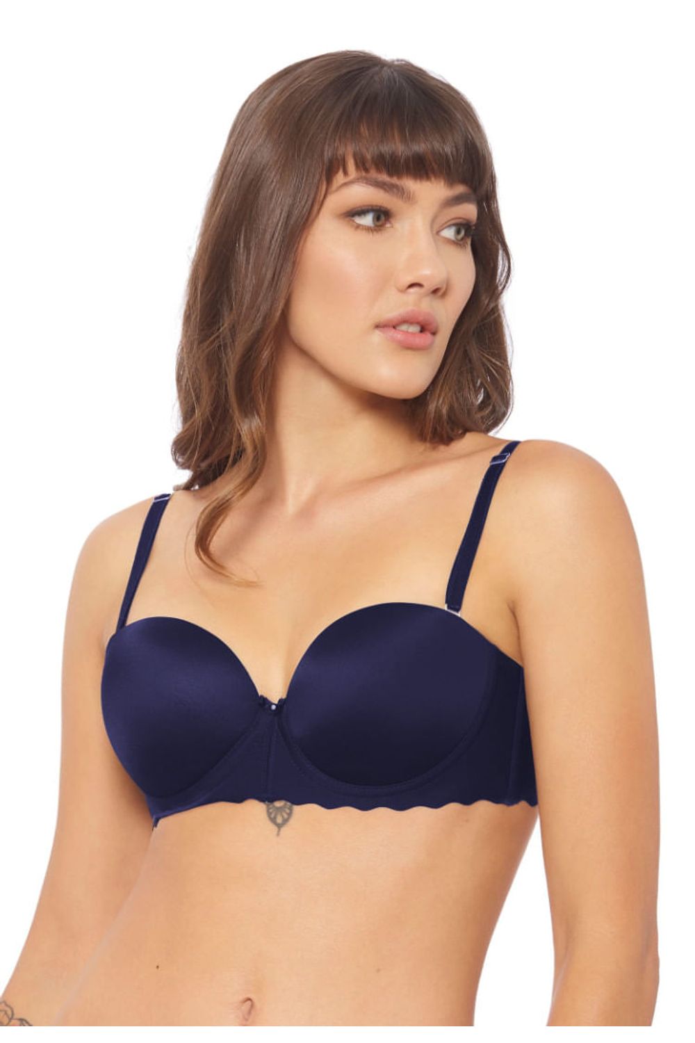 BRASIER MUJER SIN COSTURA CON REALCE