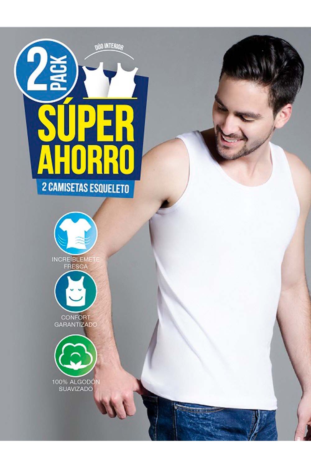 DUO ESQUELTO HOMBRE BÁSICO UNICOLOR