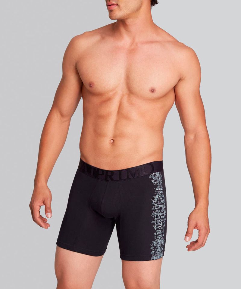 BOXER PANTALONCILLO HOMBRE ESTAMPADO LATERAL EN LICRA