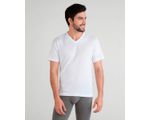 Camiseta Interior Para Hombre Acanalada, Cuello En V, Manga Corta 19206 -  Patprimo