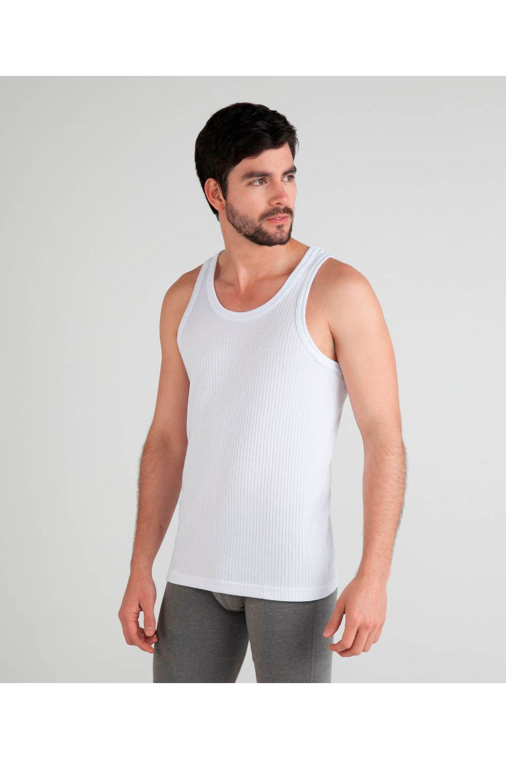 CAMISETA INTERIOR HOMBRE TIPO ESQUELETO
