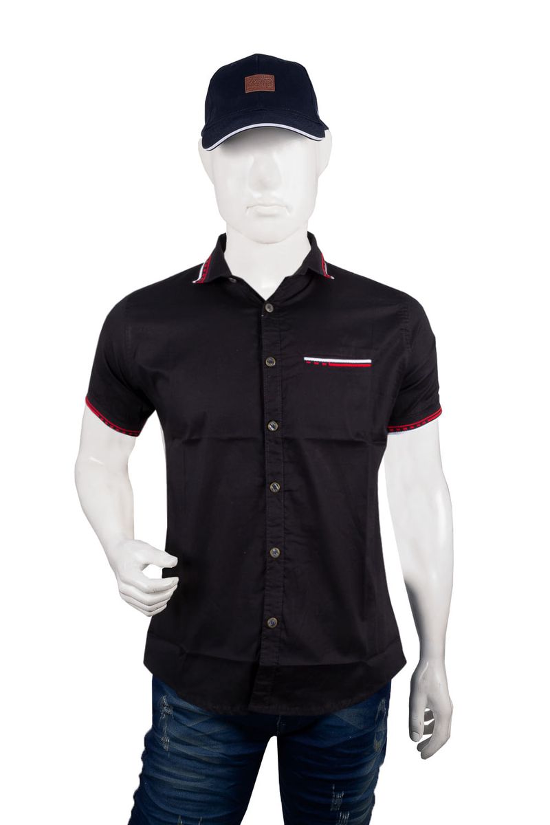 CAMISA-HOMBRE-AXERO-S-REF-CLLO-RIB-MCNEGRO