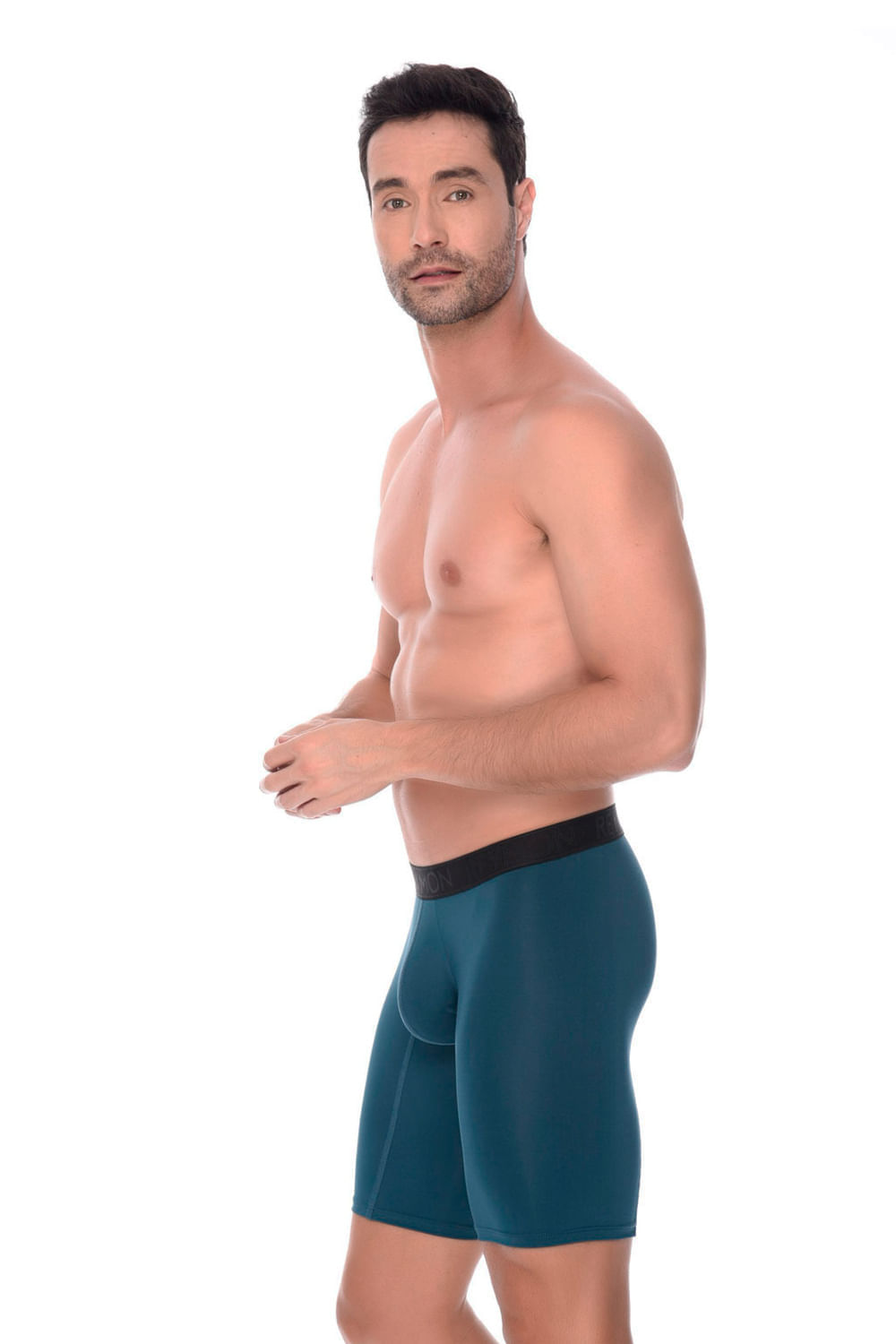BÓXER HOMBRE BÁSICO LARGO MICROFIBRA POLIÉSTER UNICOLOR
