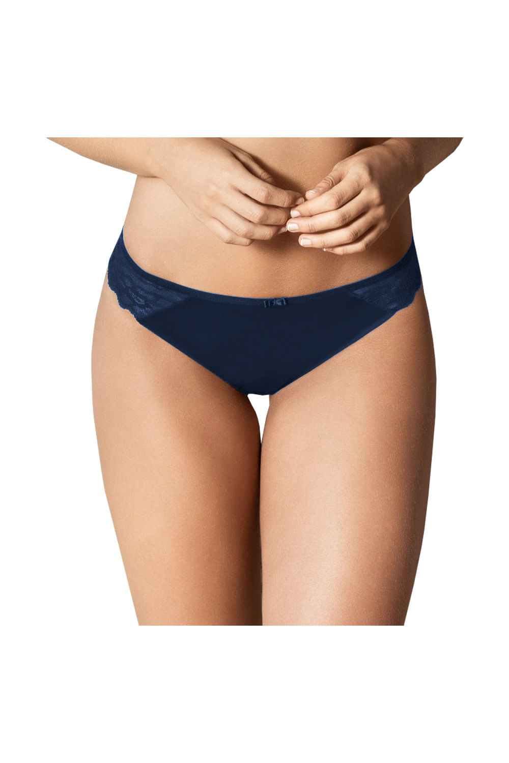 PANTY BRASILERA MUJER CON LATERALES EN ENCAJE
