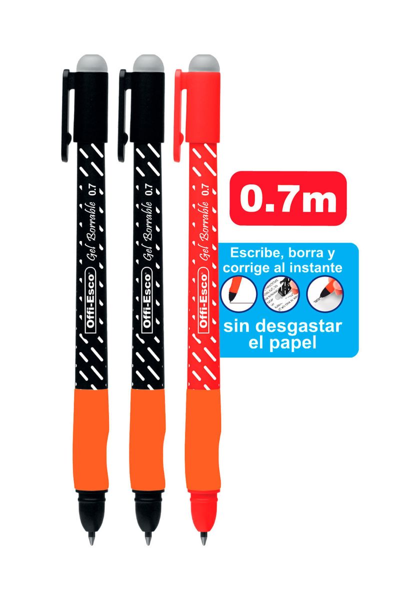 BOLIGRAFO-OFFI-ESCO-025-BORRABLE-X3UNICOLOR