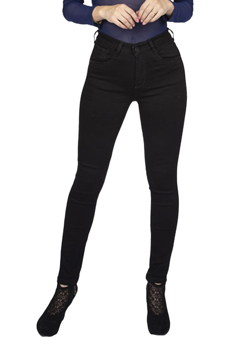 Jean negro outlet para mujer