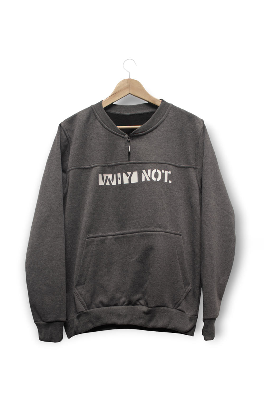 BUZO HOMBRE ESTAMPADO "WHY NOT."