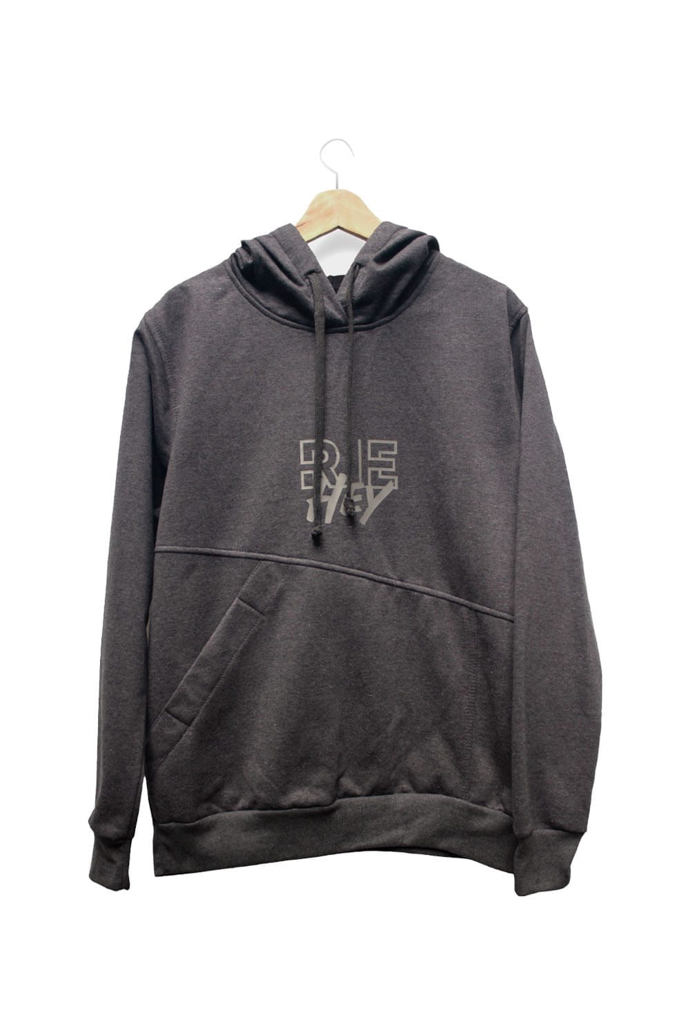 BUZO HOMBRE CAPOTA ESTAMPADO "RIE HEY"