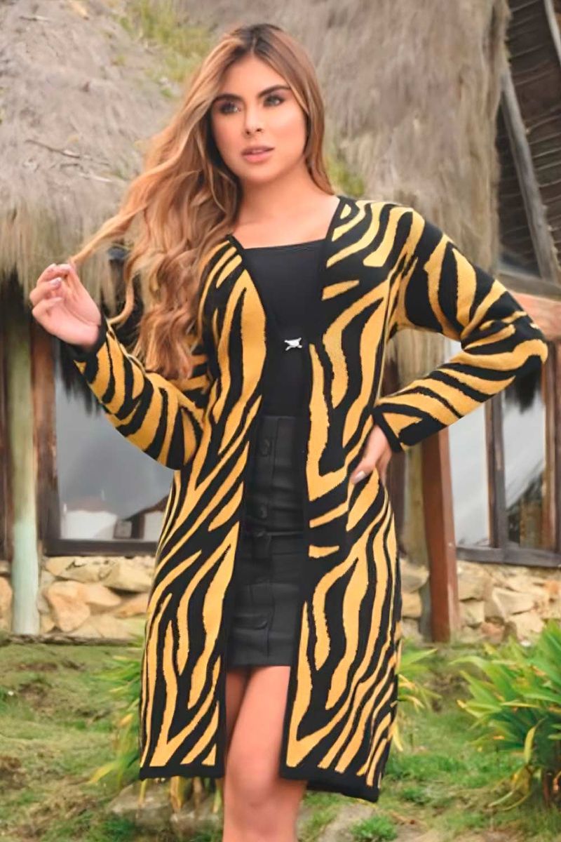 CARDIGAN-MUJER-SAMALU-REF-803NEGRO-AMARILLO