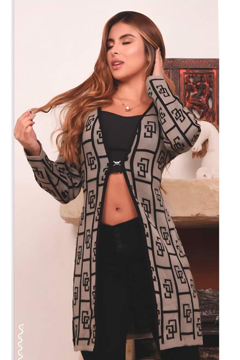 CARDIGAN-MUJER-SAMALU-REF-835CAMEL-NEGRO