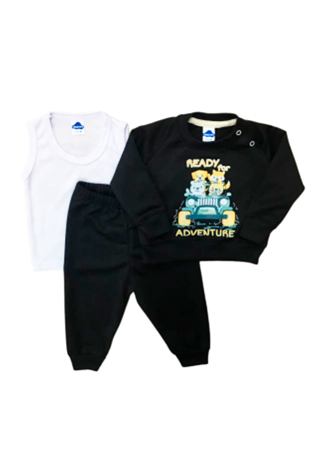 CONJUNTO BEBÉ BUZO JOGGER Y ESQUELETO