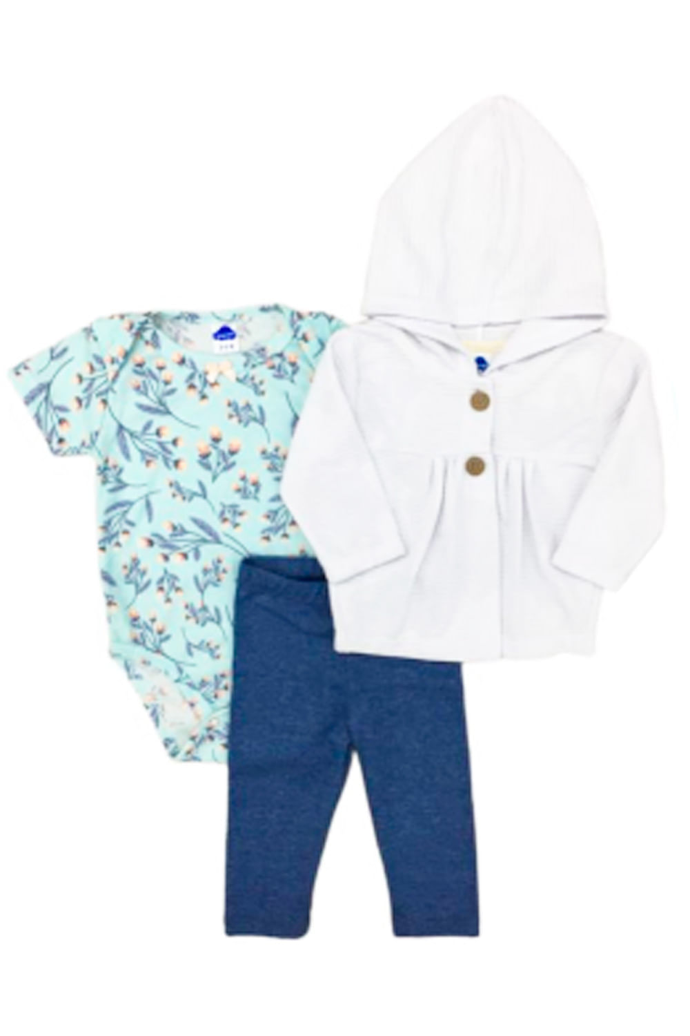 CONJUNTO BEBÉ CHAQUETA BODY Y LEGGINGS