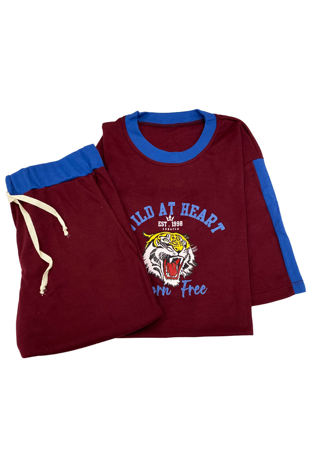 PIJAMA HOMBRE CAMISETA ESTAMPADA Y BERMUDA