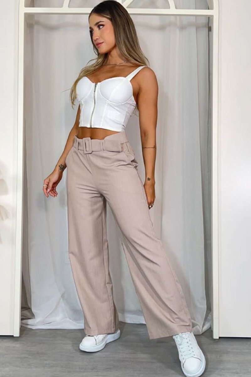 PANTALÓN MUJER ELEGANTE AMPLIO