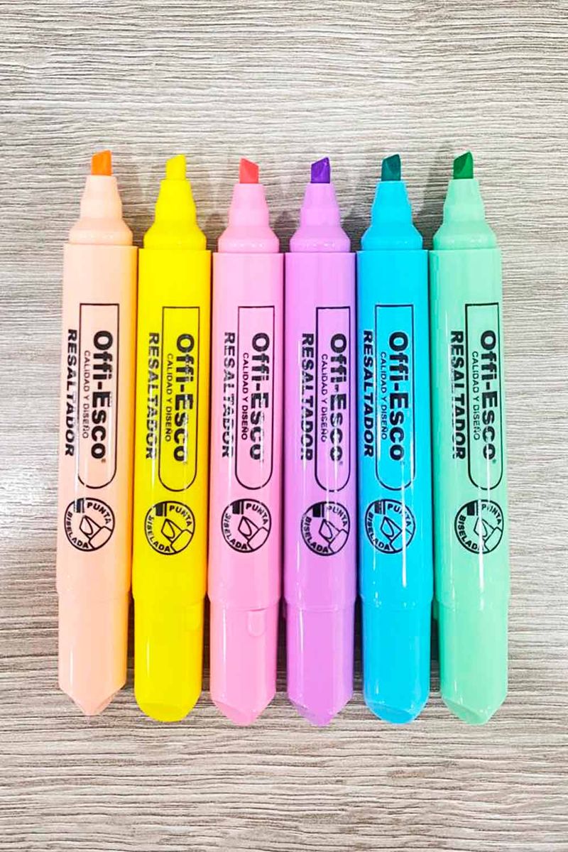 RESALTADOR-OFFI-ESCO-REF-540P-12UNICOLOR