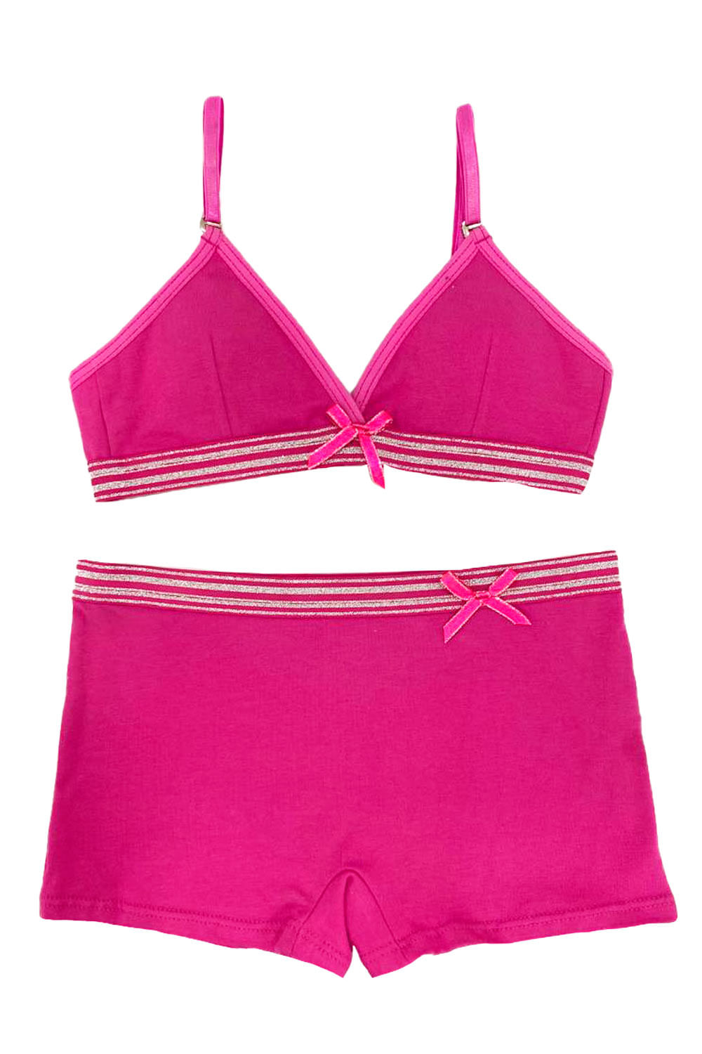 CONJUNTO NIÑA COPAS INTERNAS ELASTICO LUBREX TIRAS DE GRADUAR