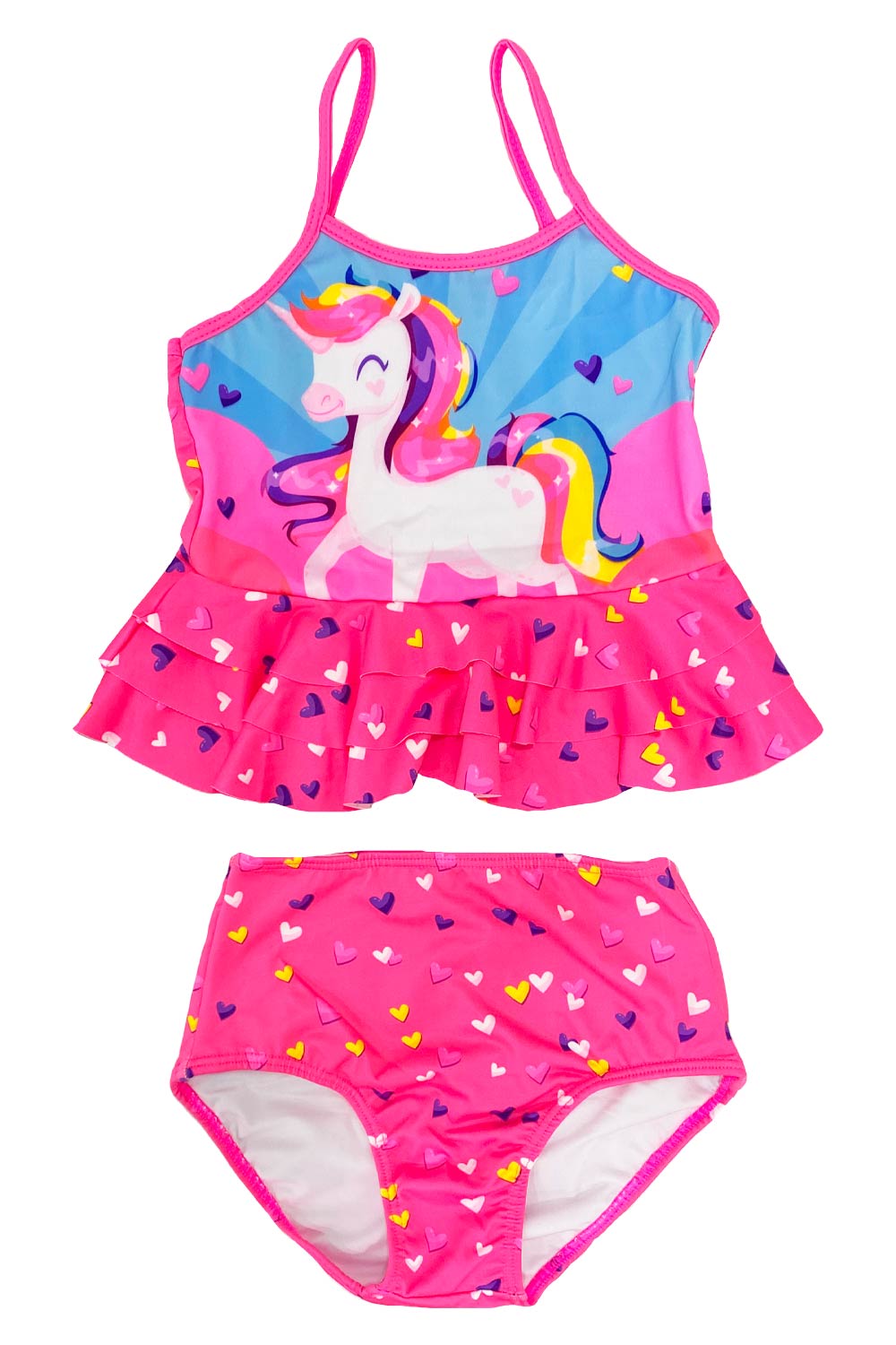 TRAJE DE BAÑO NIÑA BLUSA Y PANTY