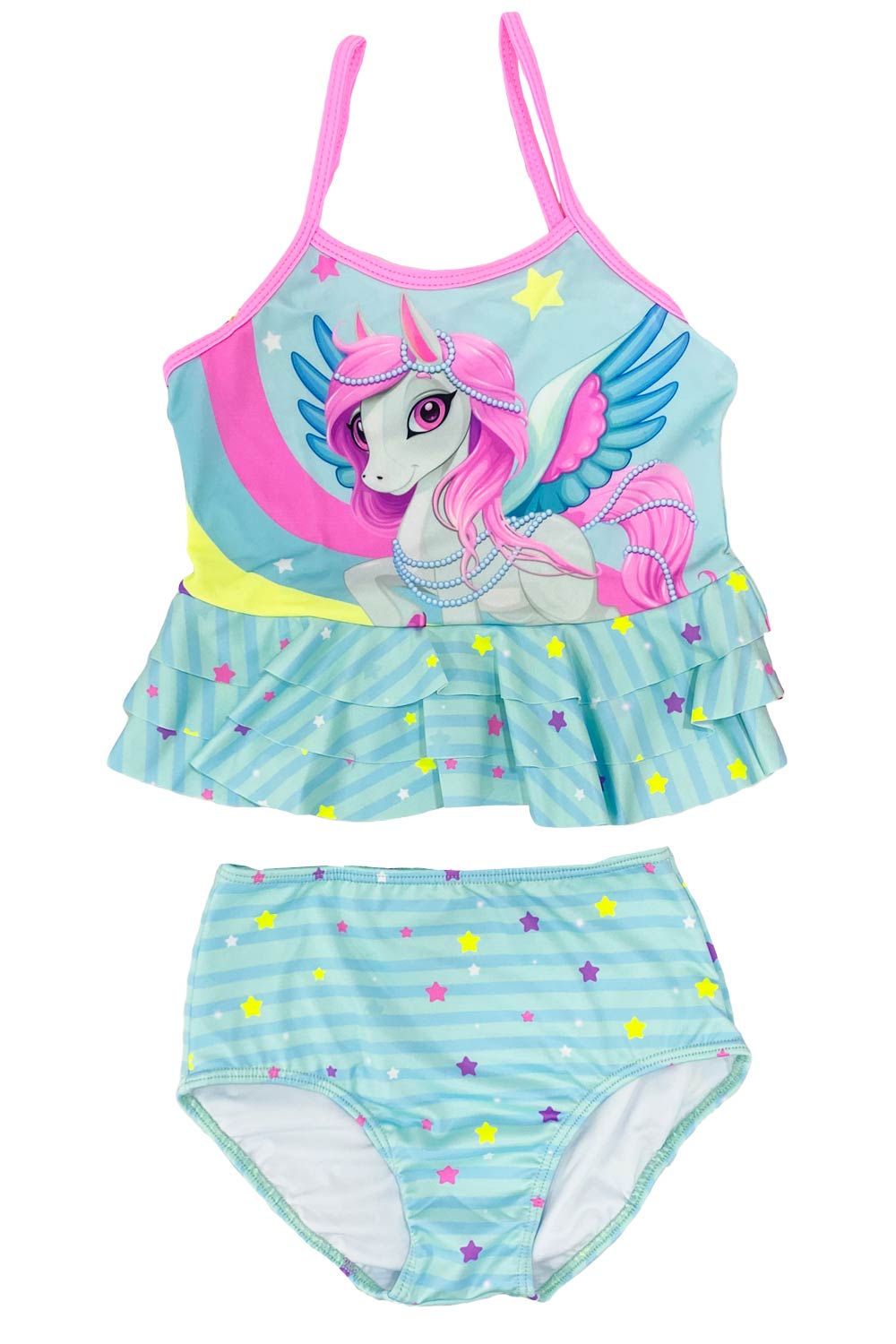 TRAJE DE BAÑO NIÑA BLUSA Y PANTY