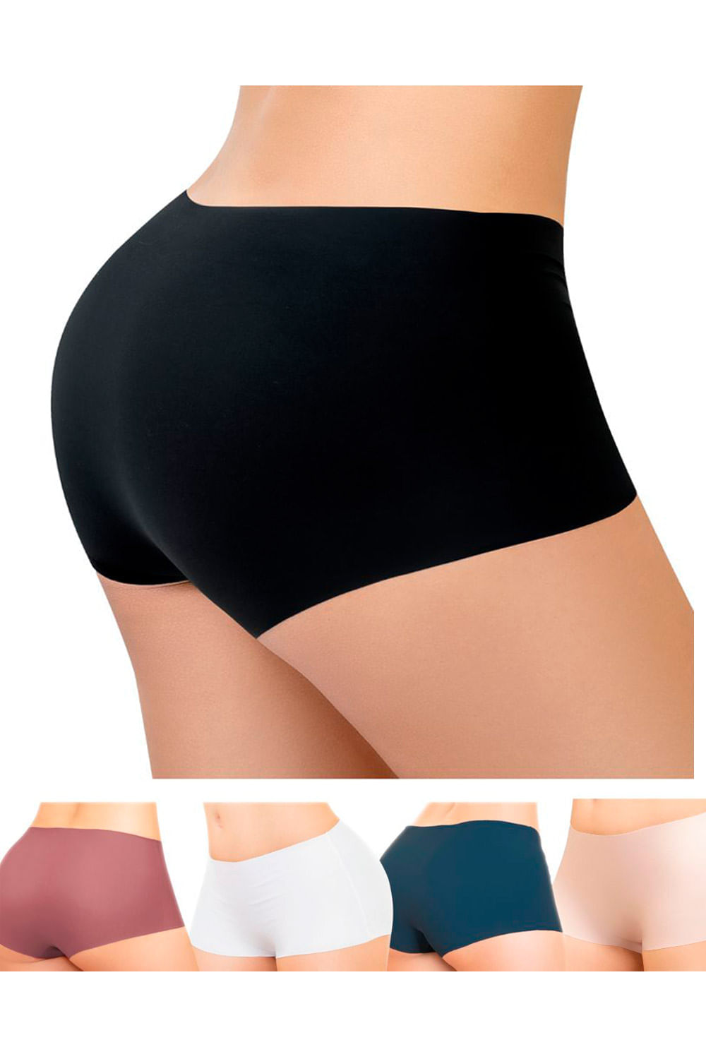 BÓXER MUJER INVISIBLE X3