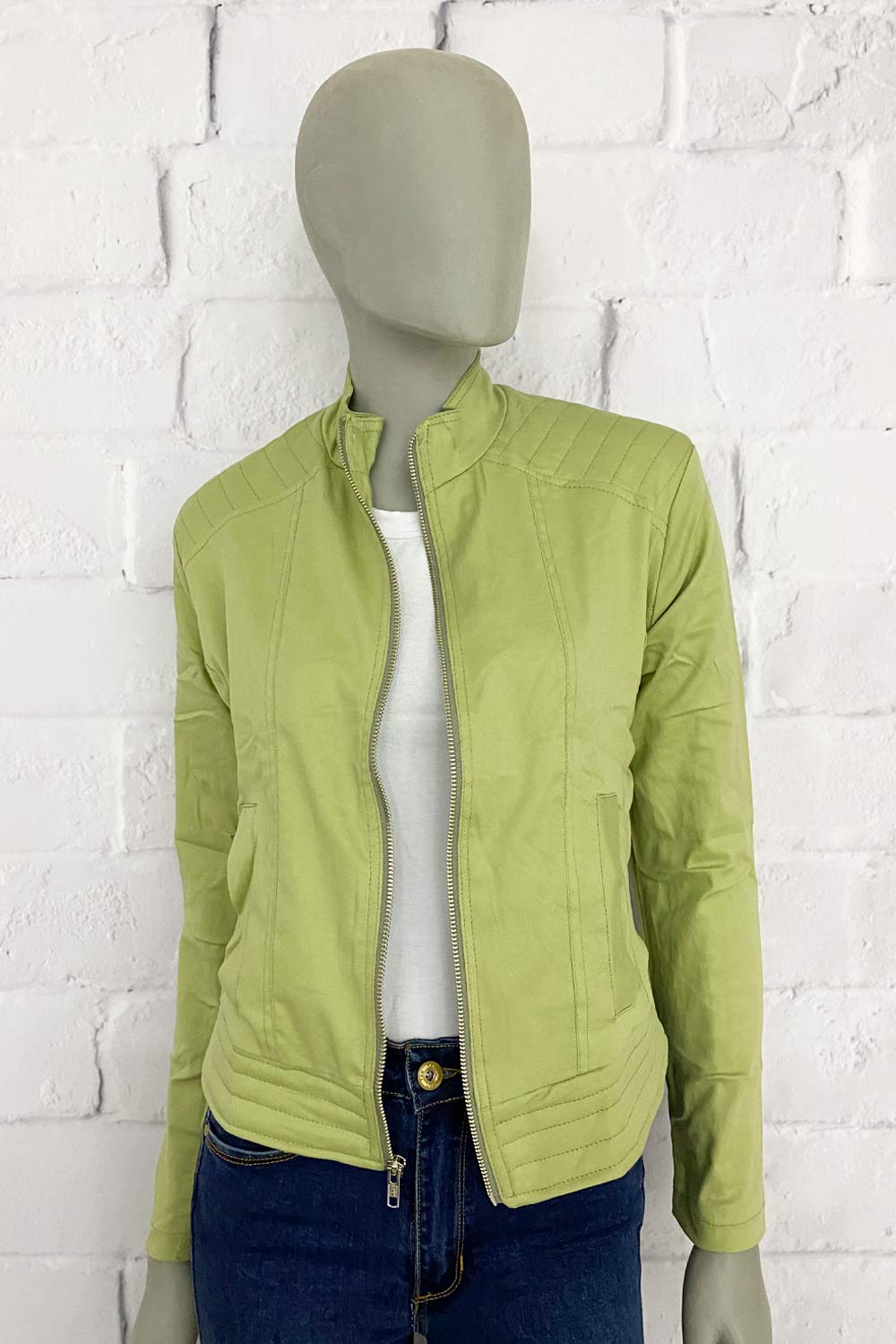CHAQUETA MUJER BÁSICA UNICOLOR