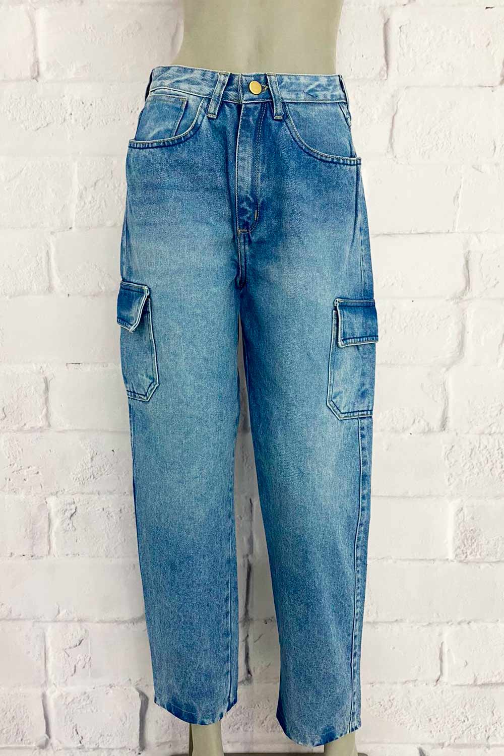 JEAN MUJER BOYFRIEND CARGO