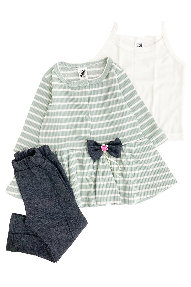 CONJUNTO-NIÑA-R-BABY-REF-242-RAYAS-VERDE-OLIVA