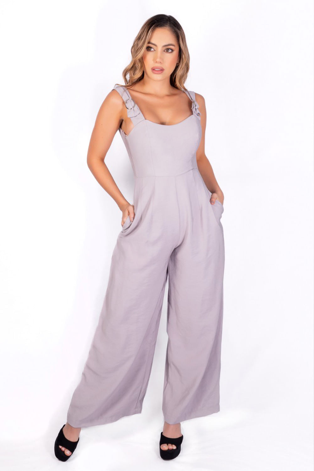 ENTERIZO MUJER PANTALÓN SILUETA AMPLIA