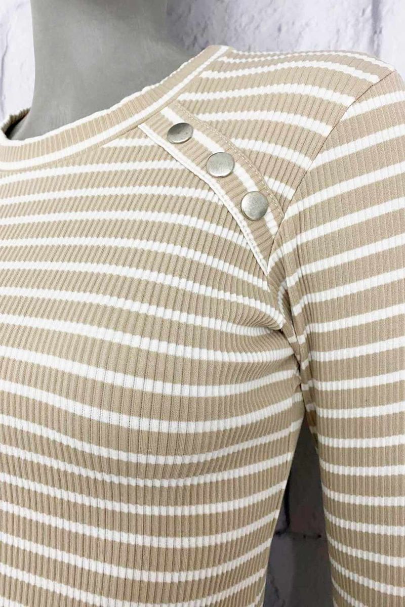 BUSO-MUJER-IRREAL-REF-2448RAYAS-NEGRO