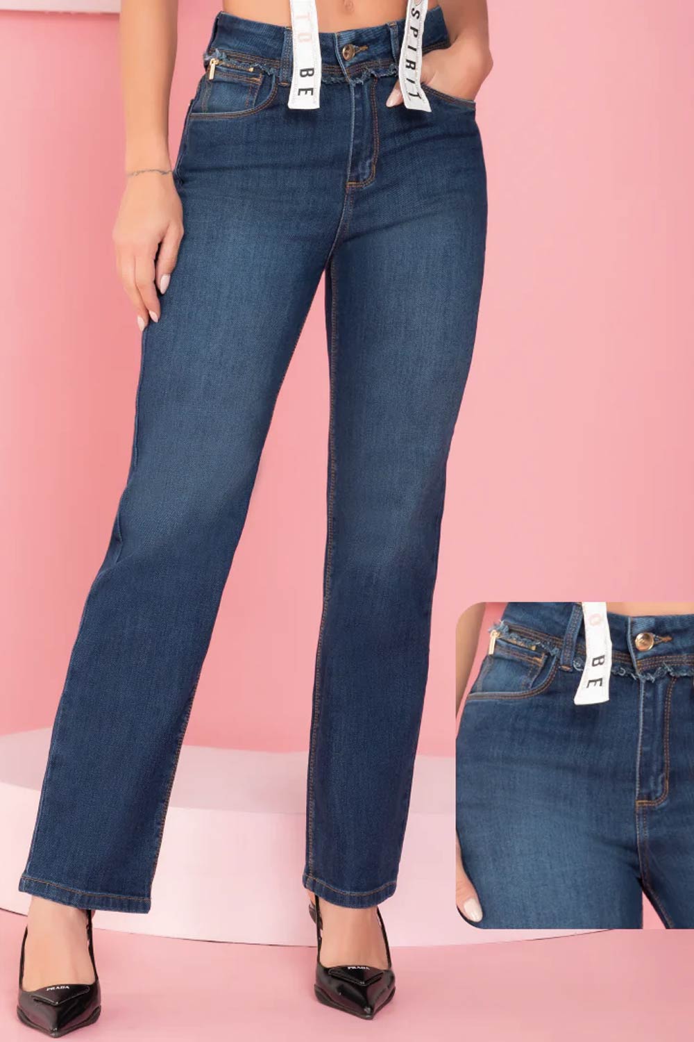 Pantalon Drill Pantalones Bota Recta Dama PANTALON DRILL STRECH