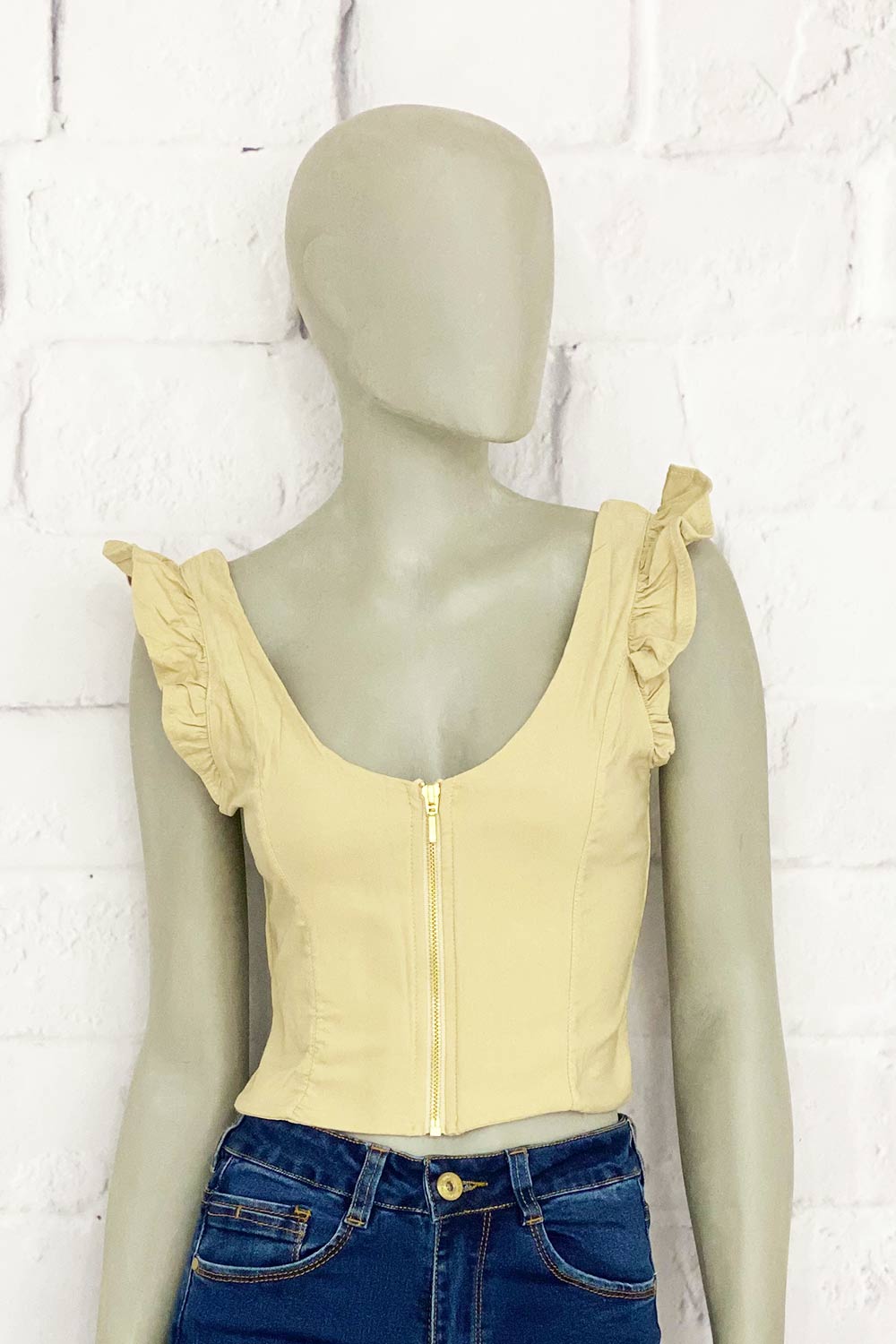 BLUSA MUJER CREMALLERA DELANTERA