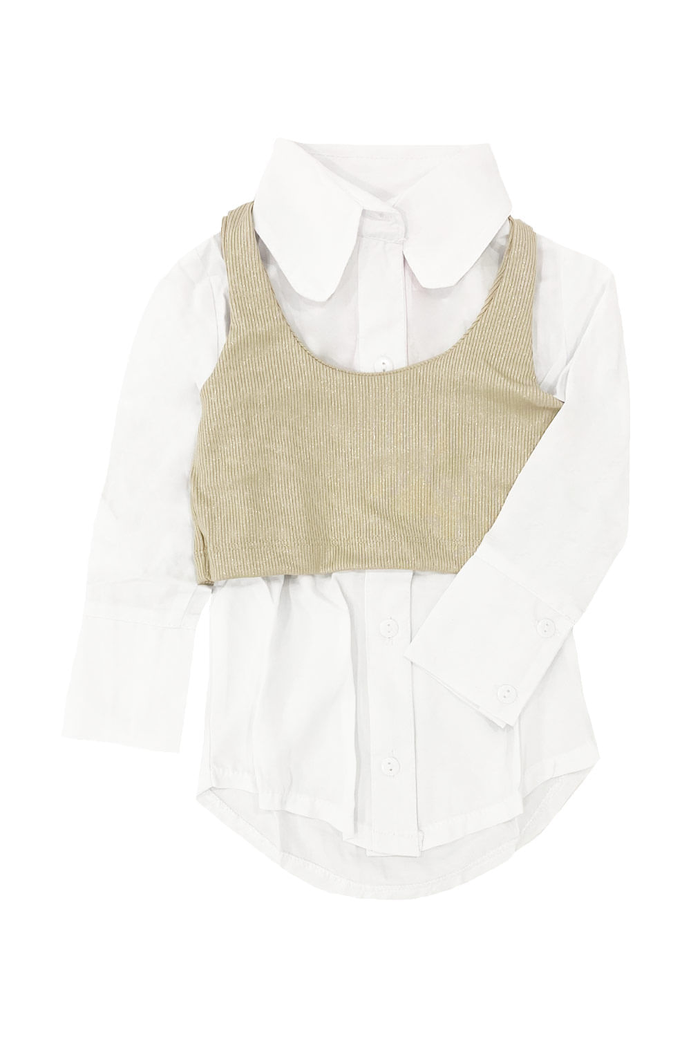 DUO NIÑA CAMISA Y TOP