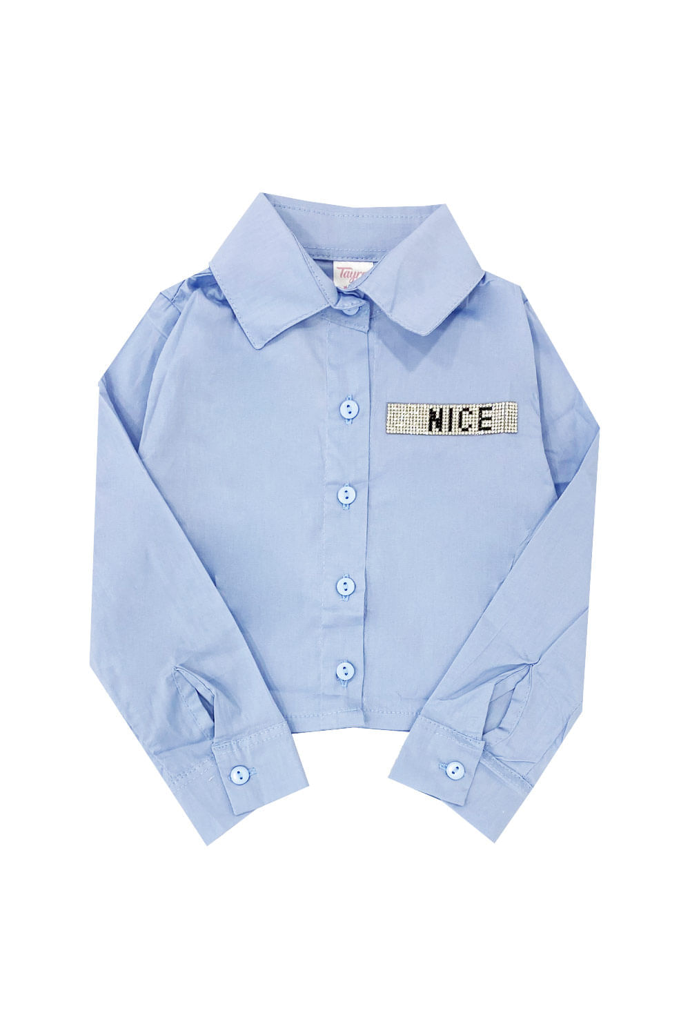 CAMISA NIÑA DETALLE EN BRILLOS
