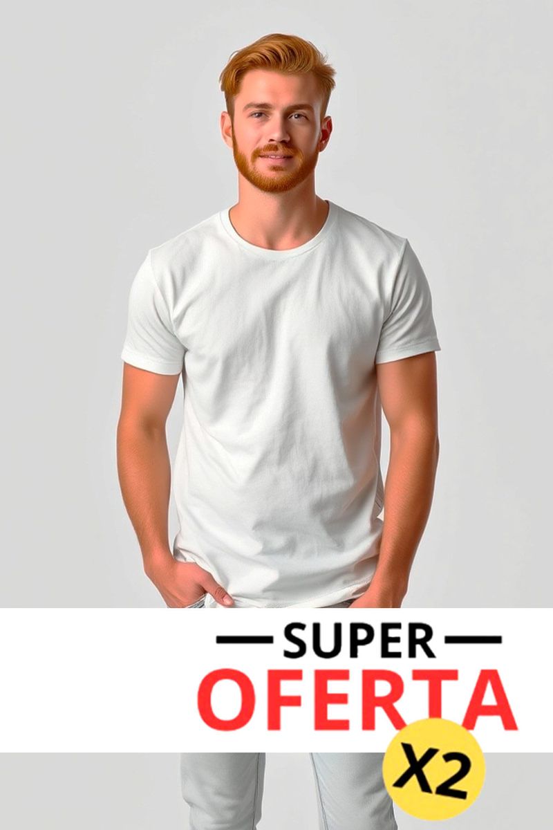 CAMISETA-HOMBRE-MARATHON-REF-9000-X2BLANCO