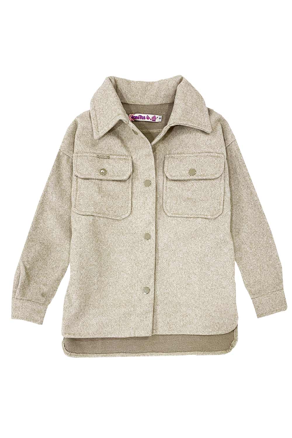 CHAQUETA NIÑA LARGA OVER SIZE