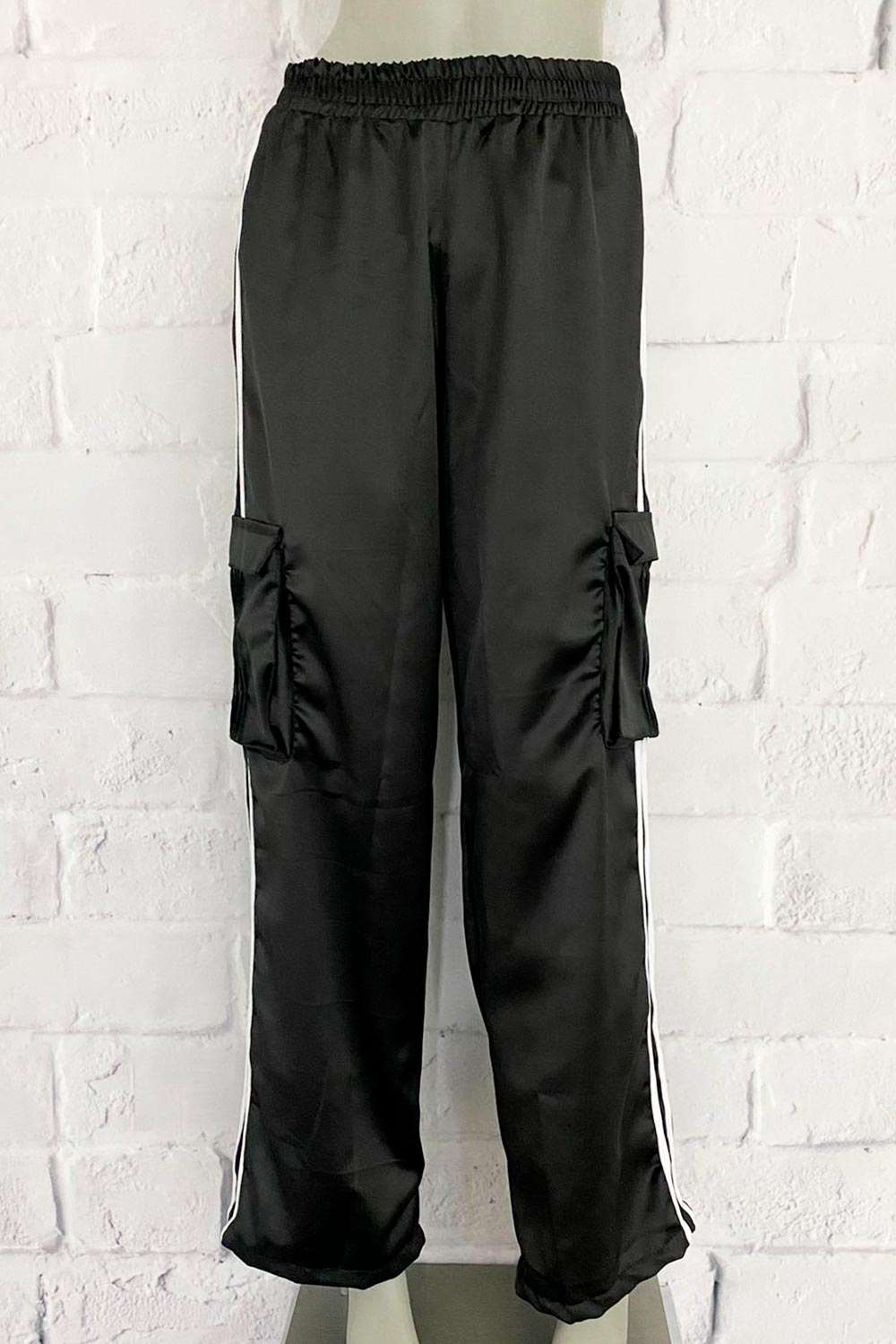 PANTALÓN MUJER CARGO EN SATÍN