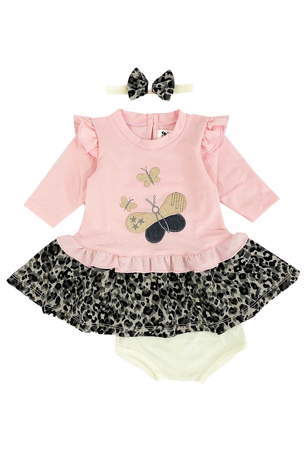 VESTIDO BEBE TRES PIEZAS