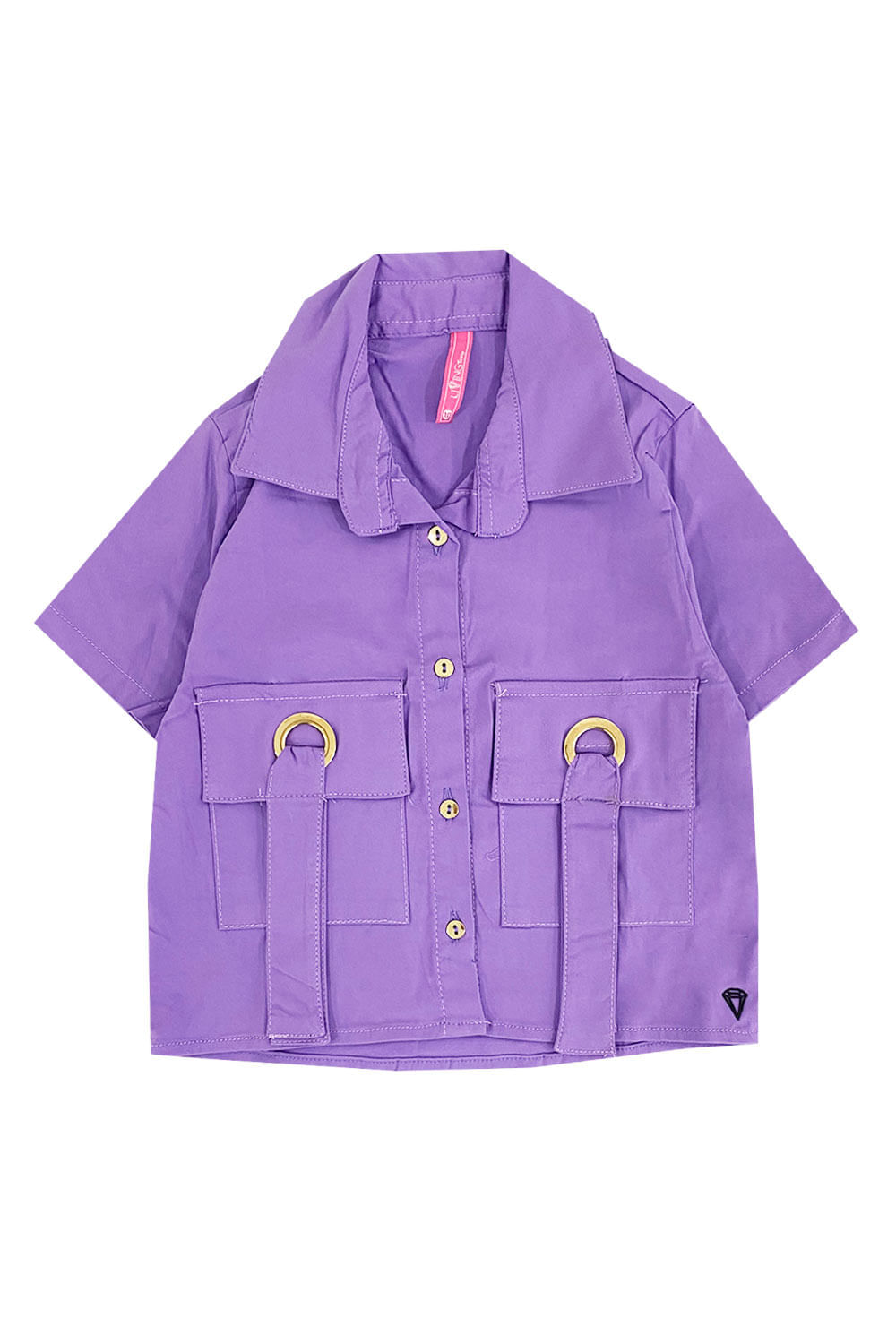 CAMISA NIÑA BOLSILLOS CARGO