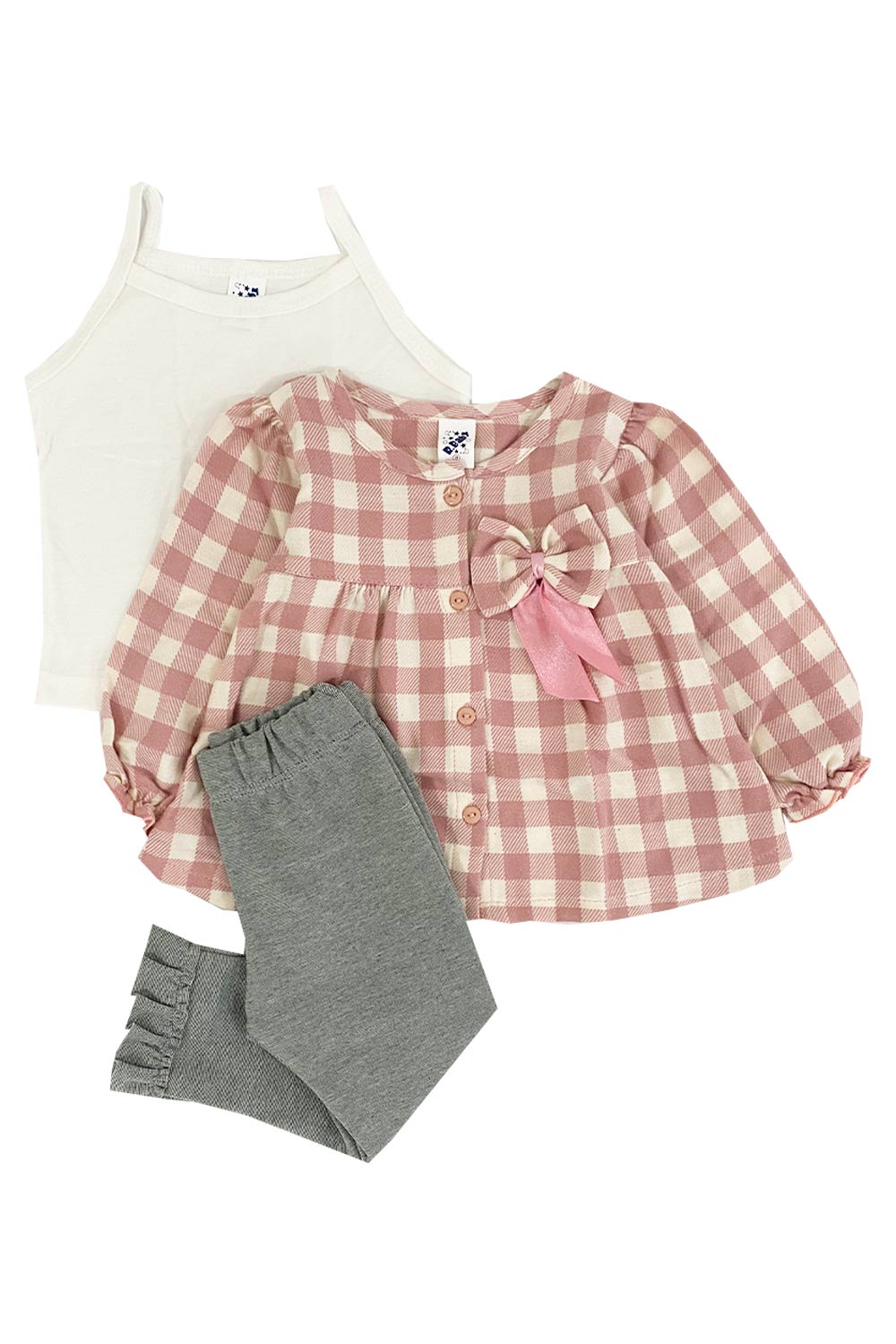 CONJUNTO BEBE TRES PIEZAS