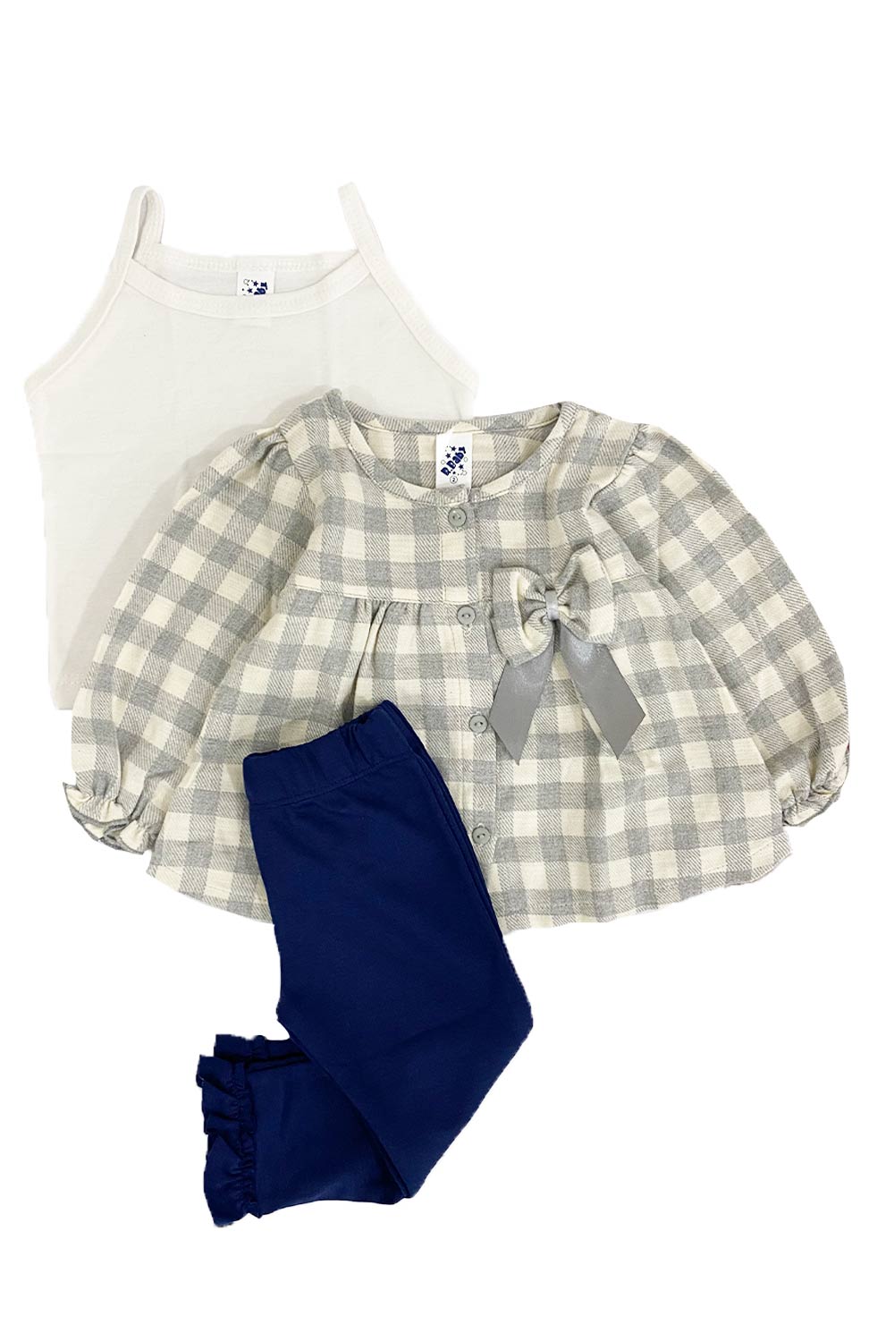 CONJUNTO BEBE TRES PIEZAS