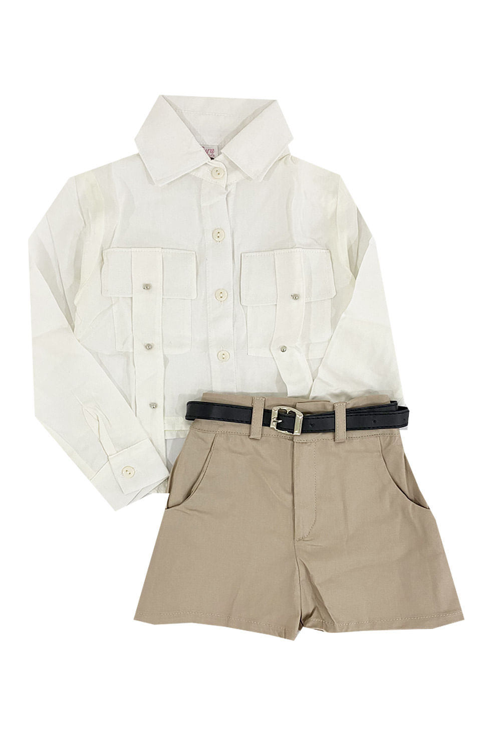 CONJUNTO NIÑA CAMISA Y SHORT