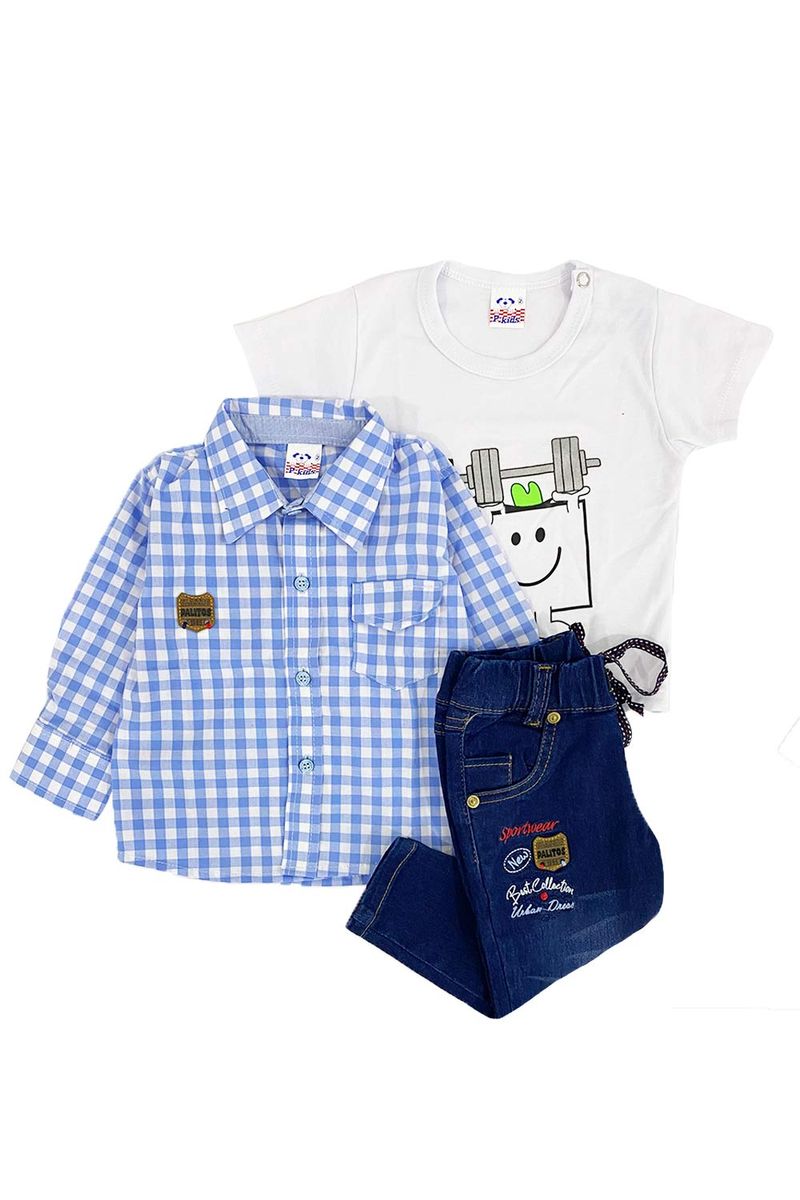 CONJUNTO-NIÑO-R-BABY-REF-187-LEÑADORA-AZUL-CELESTE