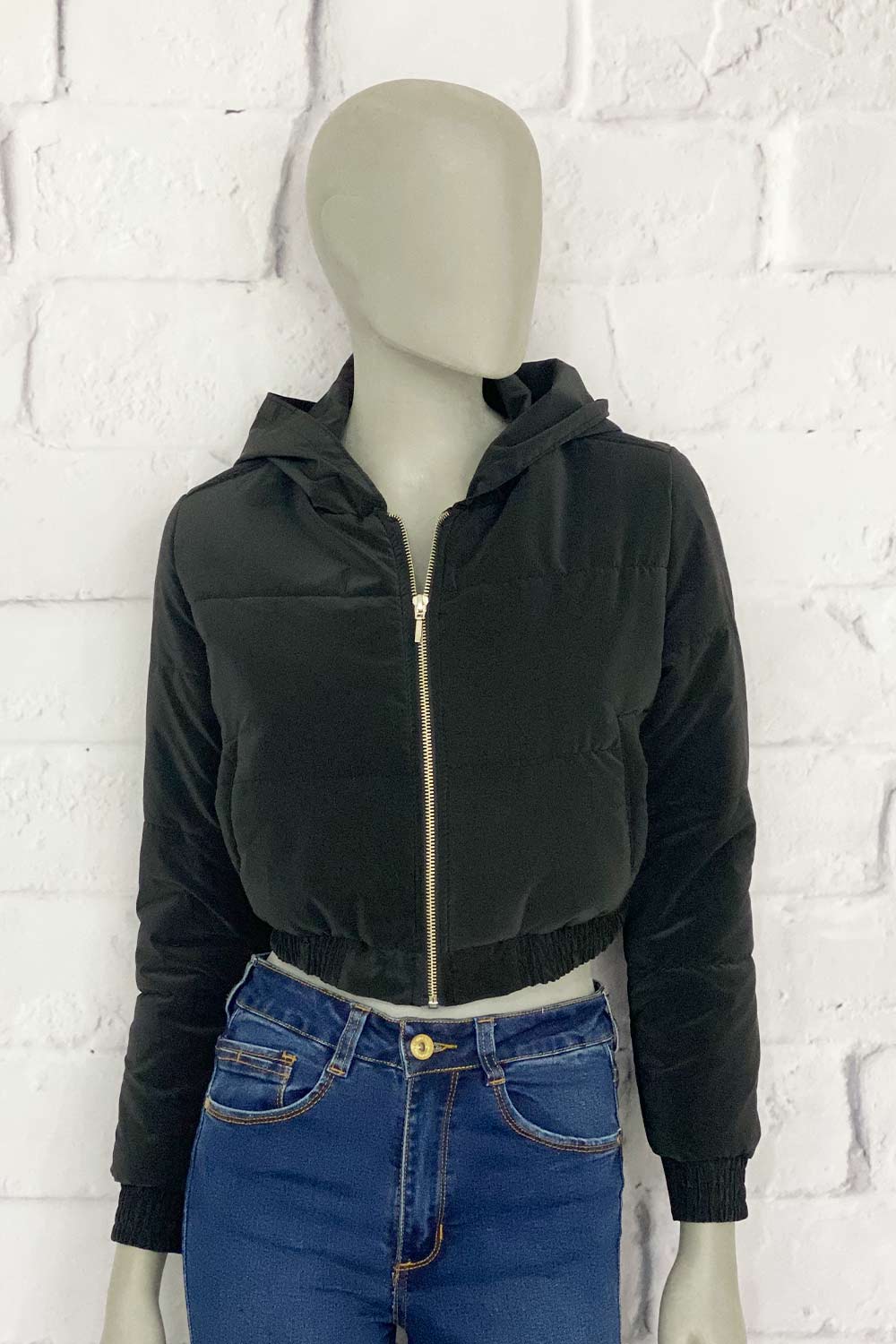 CHAQUETA MUJER ACOLCHADA UNICOLOR