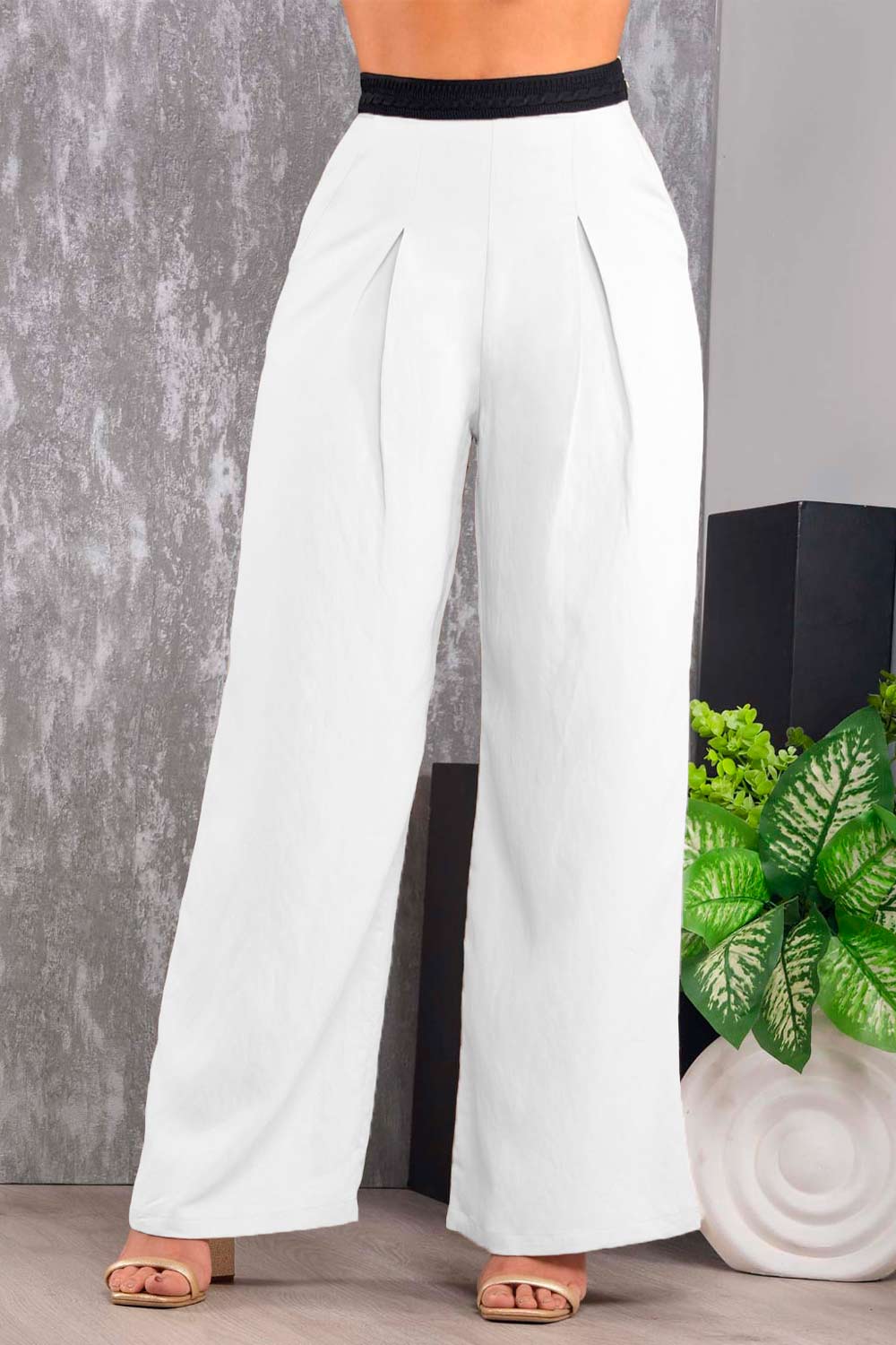 PANTALÓN MUJER SILUETA AMPLIA